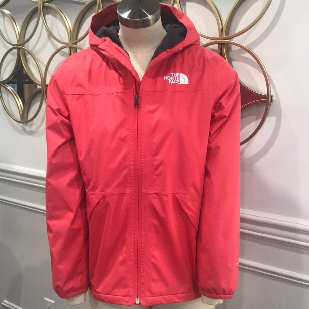 NORTH FACE Dryvent light jacket shearling lining ladies size Small